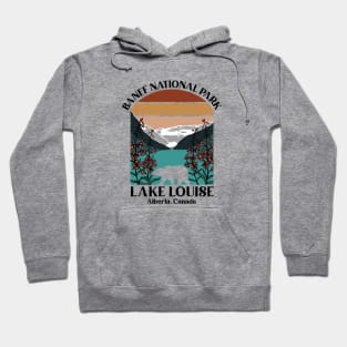 Retro Stripes Banff National Park Hoodie